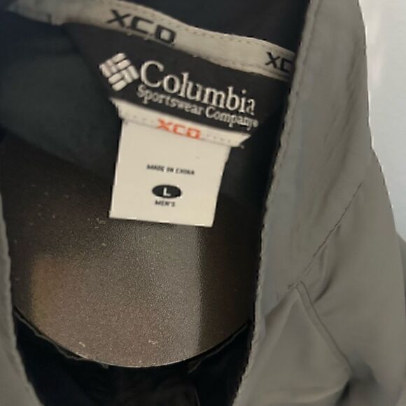 Columbia XCO Mens Large Gray Full ZIP Light Jacket - Picture 5 of 7